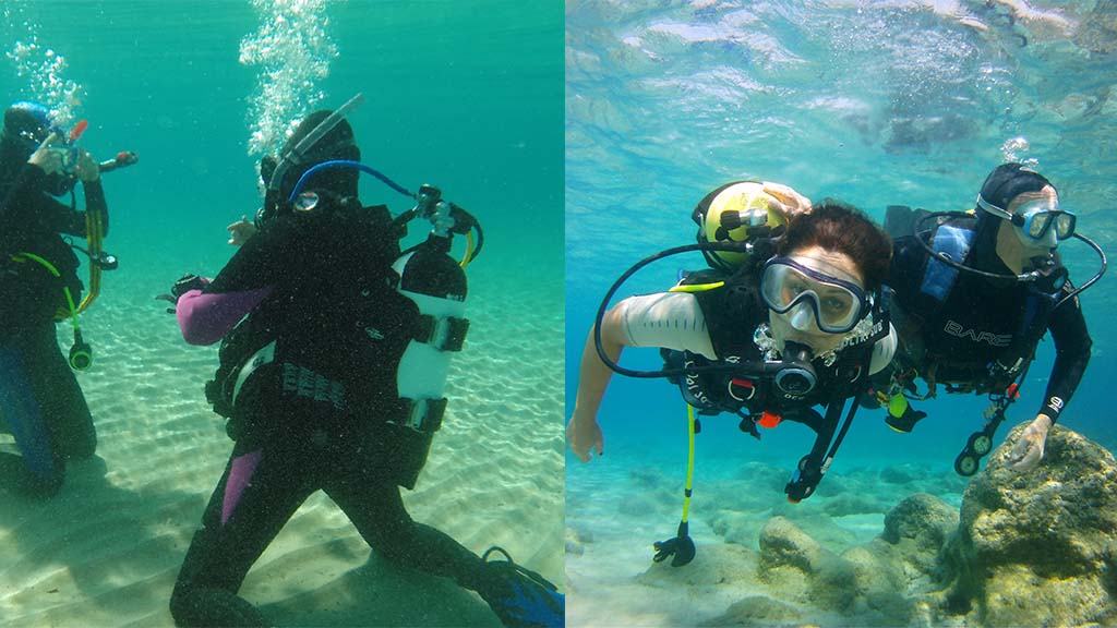 Scuba diving