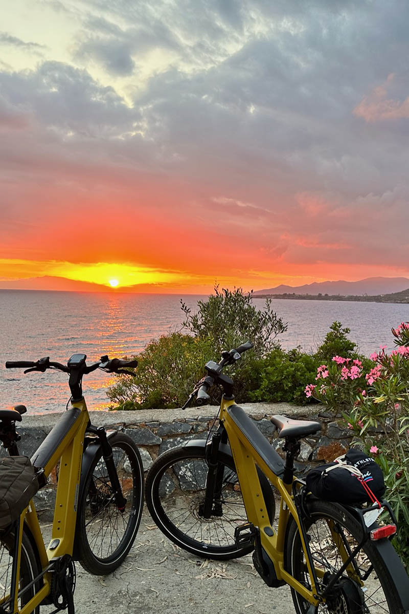 Sunset bike tour