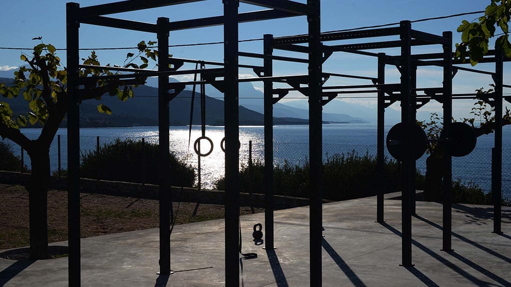 Fitnessurlaub in Griechenland mit Training und Meerblick